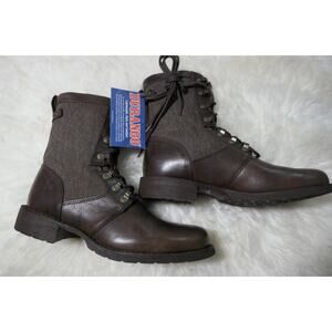NWT Durango Drifter Womens 8" Coffee Brown Leather Military Size 9 Boots DRD0322